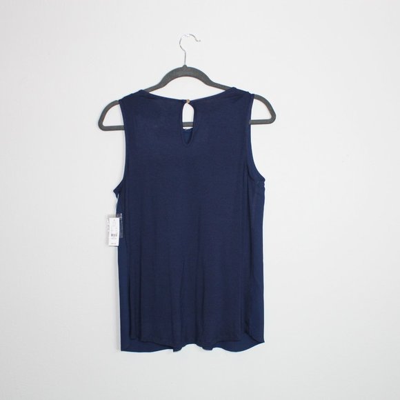 NWT Navy Blouse - Picture 2 of 3